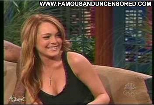 Lindsay Lohan The Tonight Show With Jay Leno Stunning Legs