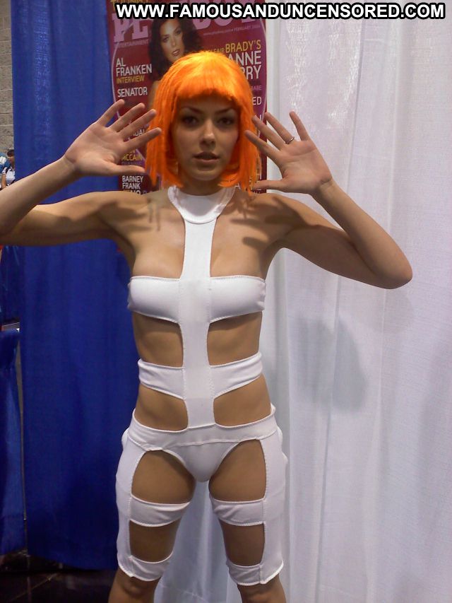 Adrianne Curry Orange Hair Posing Hot Nude Scene Beautiful