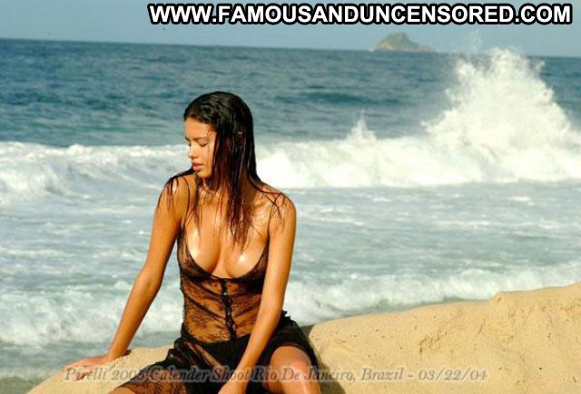 Adriana Lima Hot Nipples Babe Brazil Latina Famous Posing Hot See
