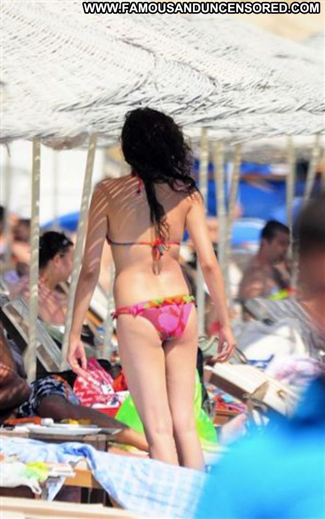 Azra Akin Beach Bikini Brunette Posing Hot Beautiful Actress