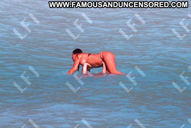 Daisy Fuentes Latina Beach Topless Bikini Famous Celebrity