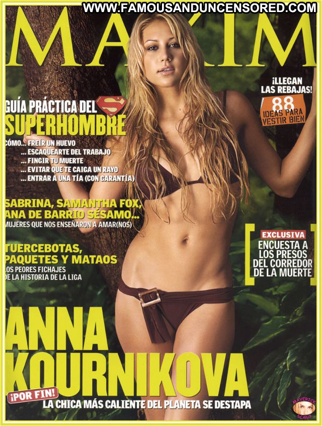 Anna Kournikova Sport Woman Bikini Blonde Horny Showing Tits