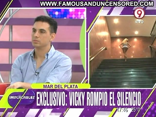 Vicky Xipolitakis Implacables Stairs Sexy Dress Big Ass Cute