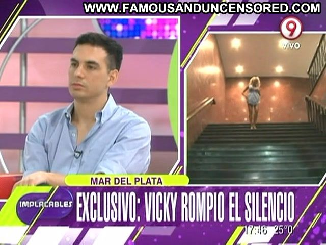 Vicky Xipolitakis Implacables Stairs Sexy Dress Big Ass Sexy