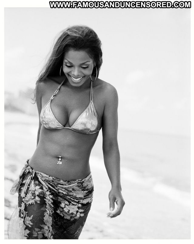 Janet Jackson Celebrity Famous Hot Bikini Cute Lingerie Babe Ebony