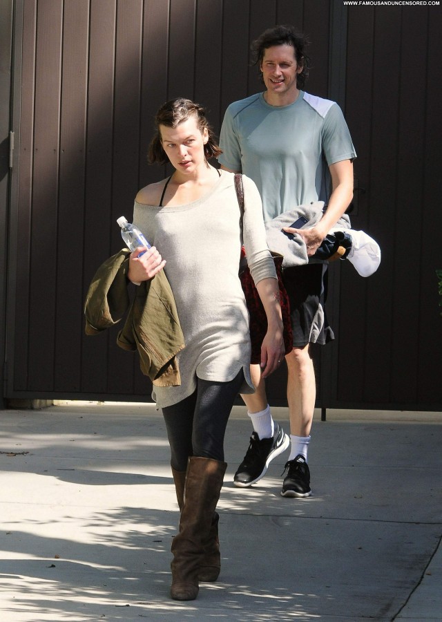 Milla Jovovich West Hollywood Workout West Hollywood Gym