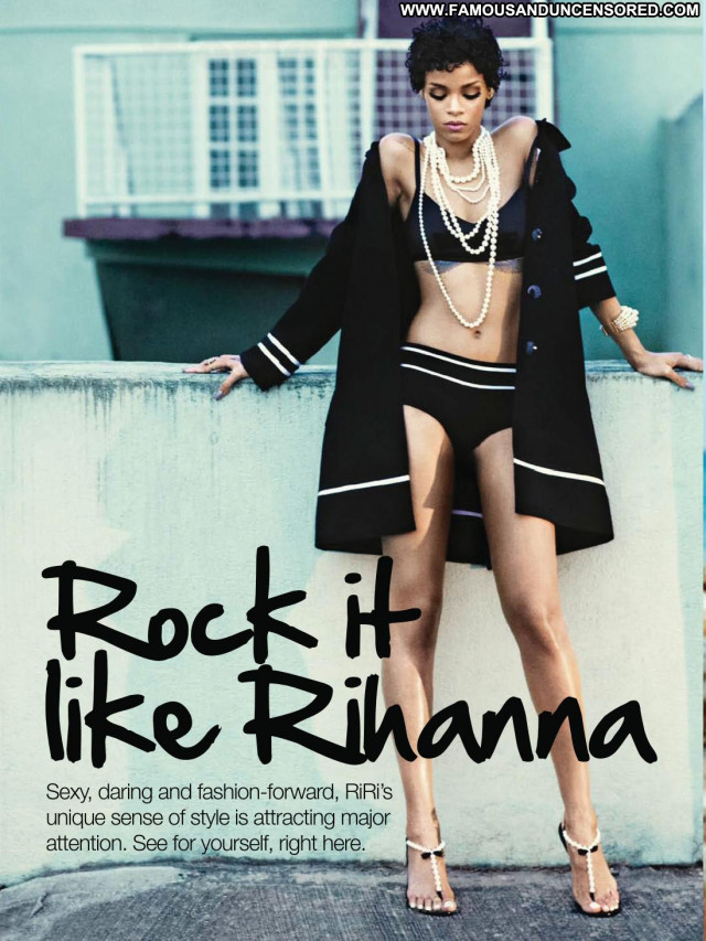 Rihanna No Source Glamour Beautiful Posing Hot Babe