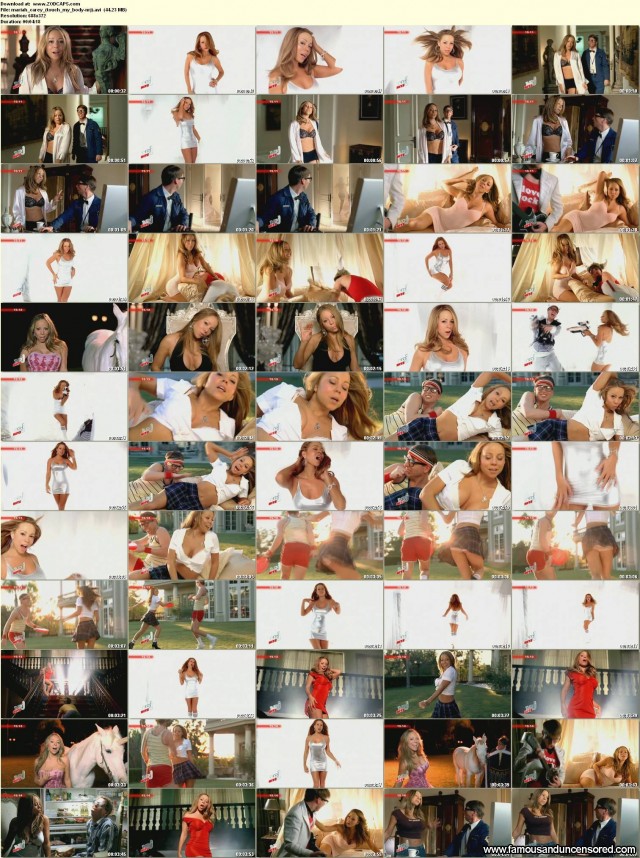 Mariah Carey Video Touch My Body Celebrity Beautiful Sexy Nude Scene