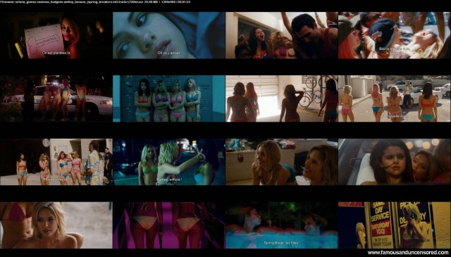 Selena Gomez Spring Breakers International Trailer Sexy Beautiful