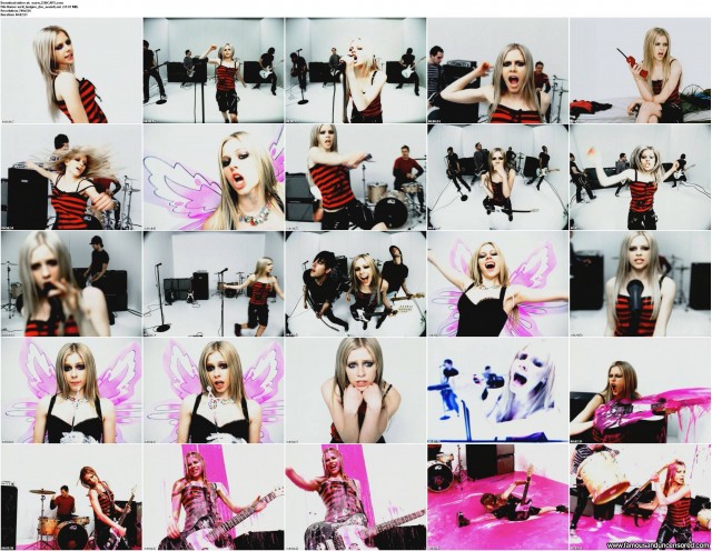 Avril Lavigne Music Video Beautiful Nude Scene Sexy Celebrity
