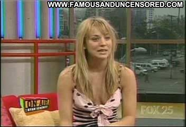 Kaley Cuoco On Air With Ryan Seacrest Shirt Gorgeous Beautiful Famous