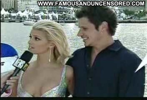 Jessica Simpson Yacht Interview Celebrity Straight Cleavage Awards