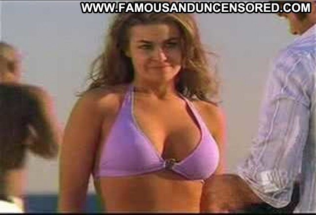 Carmen Electra Summerland Nipples Beach Breasts Celebrity Nice Bikini