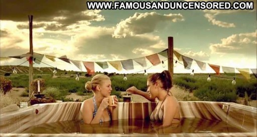 Kelli Garner Celebrity Bikini Cleavage Breasts Straight Nice