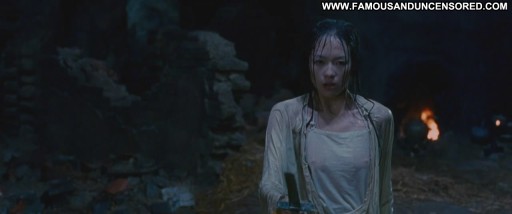 Ziyi Zhang Nipples Celebrity Wet Straight Shirt