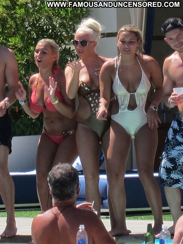 Billie Faiers Nude Sexy Scene Huge Tits Pool Bikini Blonde