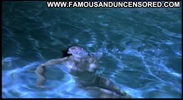 Kari Wuhrer Nude Sexy Scene Poison Showing Ass Pool Bikini