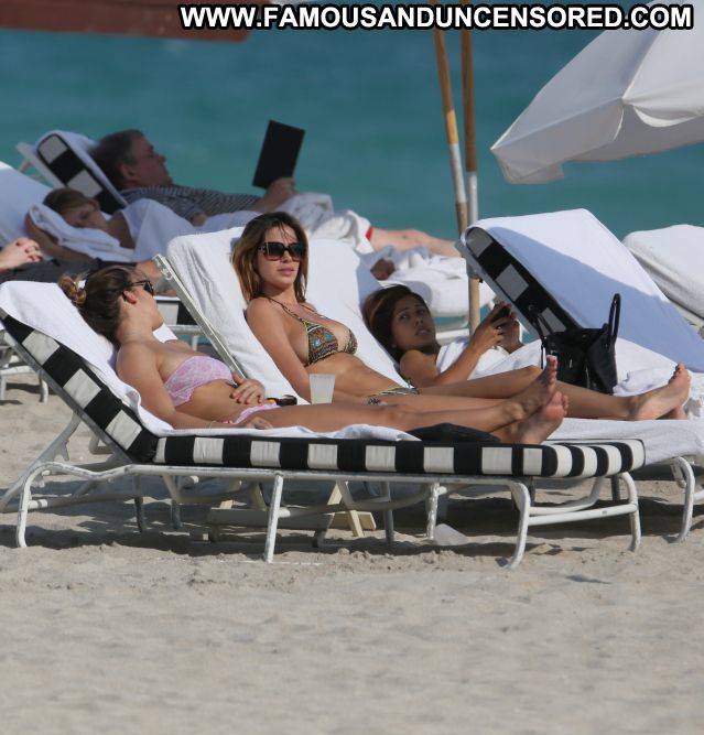 Aida Yespica No Source Celebrity Posing Hot Babe Beach Bikini