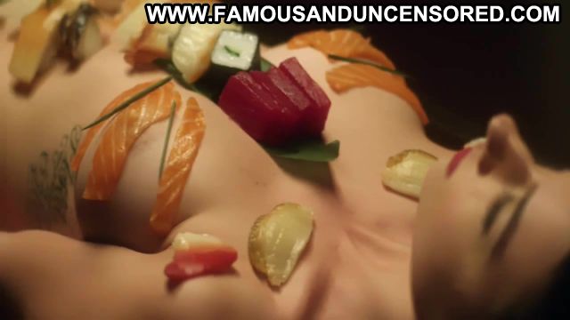 Cortney Palm Nude Sexy Scene Sushi Girl Food Fetish Big Tits