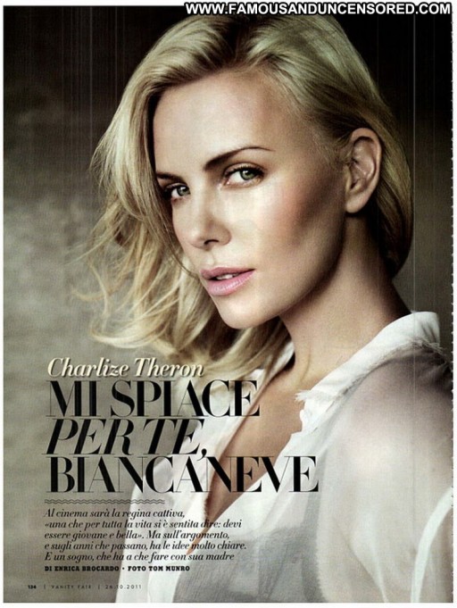 Charlize Theron Blonde Hot Tits Celebrity Blue Eyes Small Tits Babe Posing Hot Famous Cute Straight