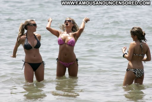 Danielle Lloyd Blonde Straight Babe Beach Posing Hot Cute Hot Bikini Famous Celebrity