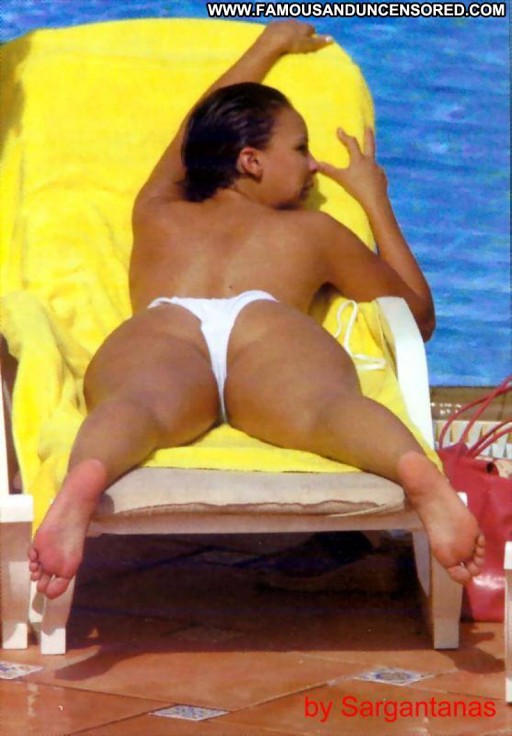 Bikini Pool Straight Bikini Celebrity Cute Posing Hot Babe Brunette Famous Hot