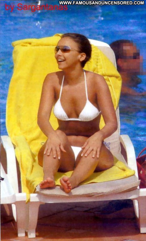 Bikini Pool Straight Bikini Celebrity Cute Posing Hot Babe Brunette Famous Hot