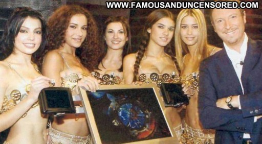 Elena Santarelli Babe Blonde Posing Hot Straight Famous Hot Showing Ass Celebrity Ass Cute Bikini