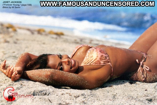 Janet Jackson No Source  Hot Posing Hot Cute Bikini Posing Hot Ebony