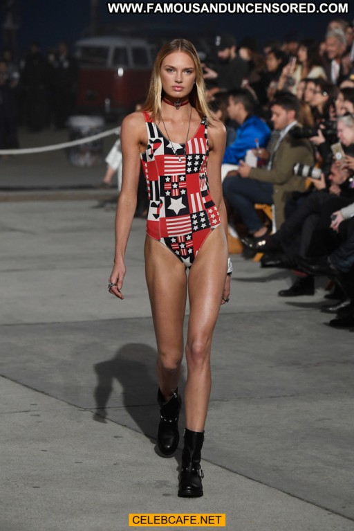 Romee Strijd Fashion Sex Celebrity Beautiful Posing Hot Sexy Legs Babe Straight