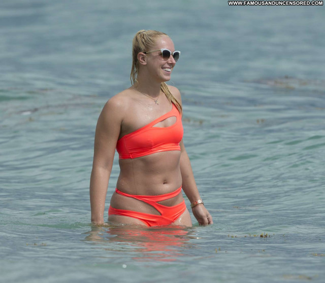 Sabine Lisicki Beautiful Babe Celebrity Bikini Posing Hot