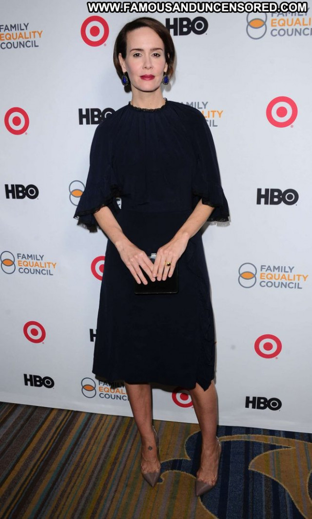 Sarah Paulson Beverly Hills Celebrity Paparazzi Awards Posing Hot