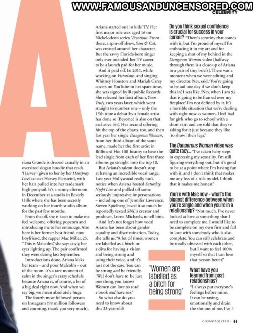 Ariana Grande Celebrity Posing Hot Magazine Babe Straight Paparazzi Uk Beautiful