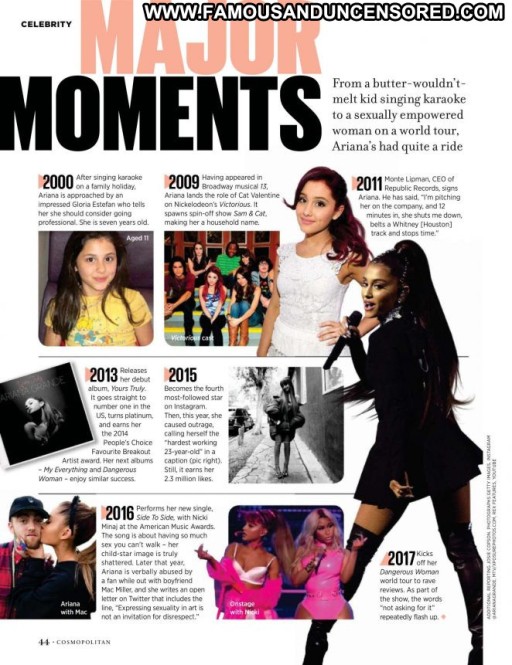 Ariana Grande Celebrity Posing Hot Magazine Babe Straight Paparazzi Uk Beautiful