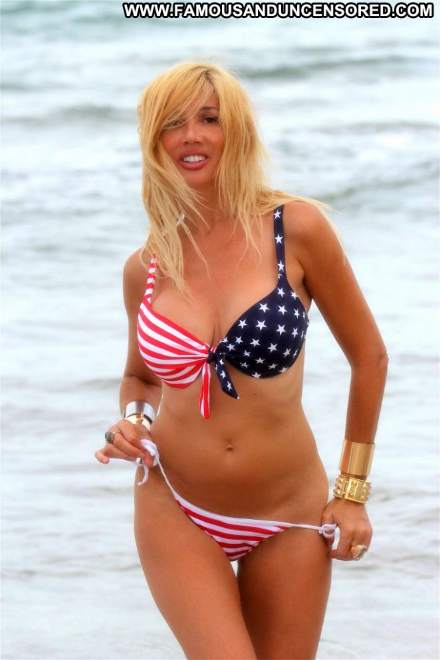 Nadeea Volianova Miami Beach Celebrity Beautiful Bikini Paparazzi