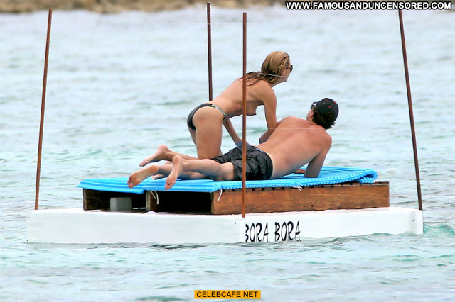 Heidi Klum No Source Celebrity Beautiful Babe Mexico Toples Topless