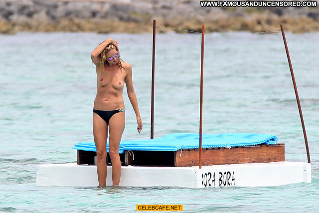 Heidi Klum No Source Beautiful Babe Toples Celebrity Mexico Posing