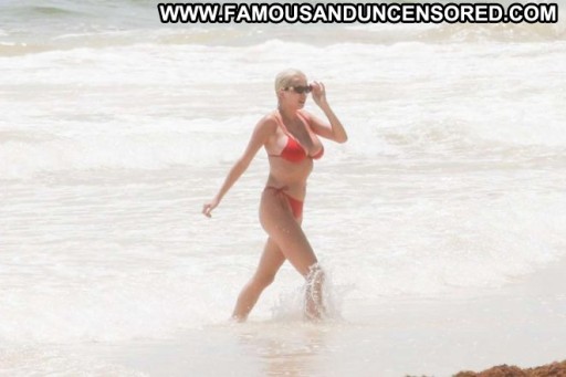 Caroline Vreeland Paparazzi Babe Posing Hot Beach Straight Bikini Celebrity Beautiful