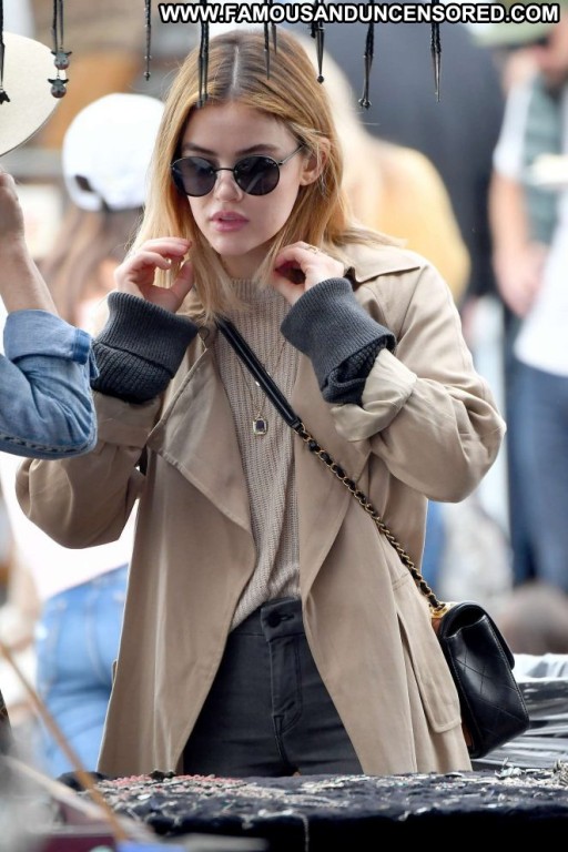 Lucy Hale Beautiful Straight Babe Angel Celebrity Los Angeles Shopping Paparazzi Posing Hot
