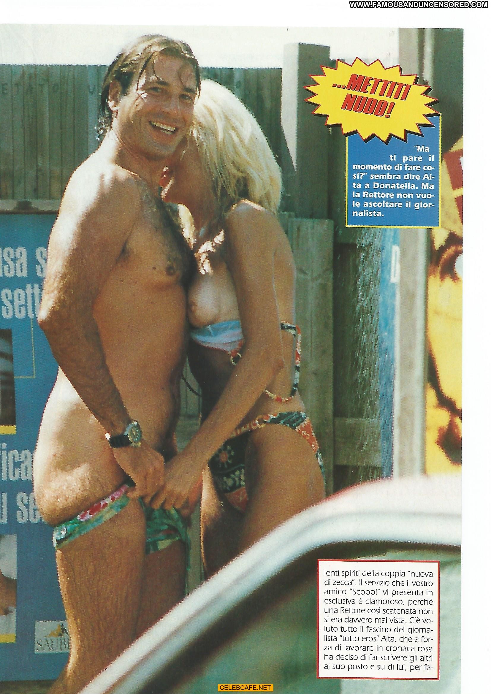 Donatella Rettore Tits Posing Hot Celebrity Beautiful Beach Singer Nude Babe