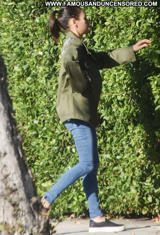 Mila Kunis Angel Posing Hot Babe Straight Paparazzi Los Angeles Beautiful Celebrity