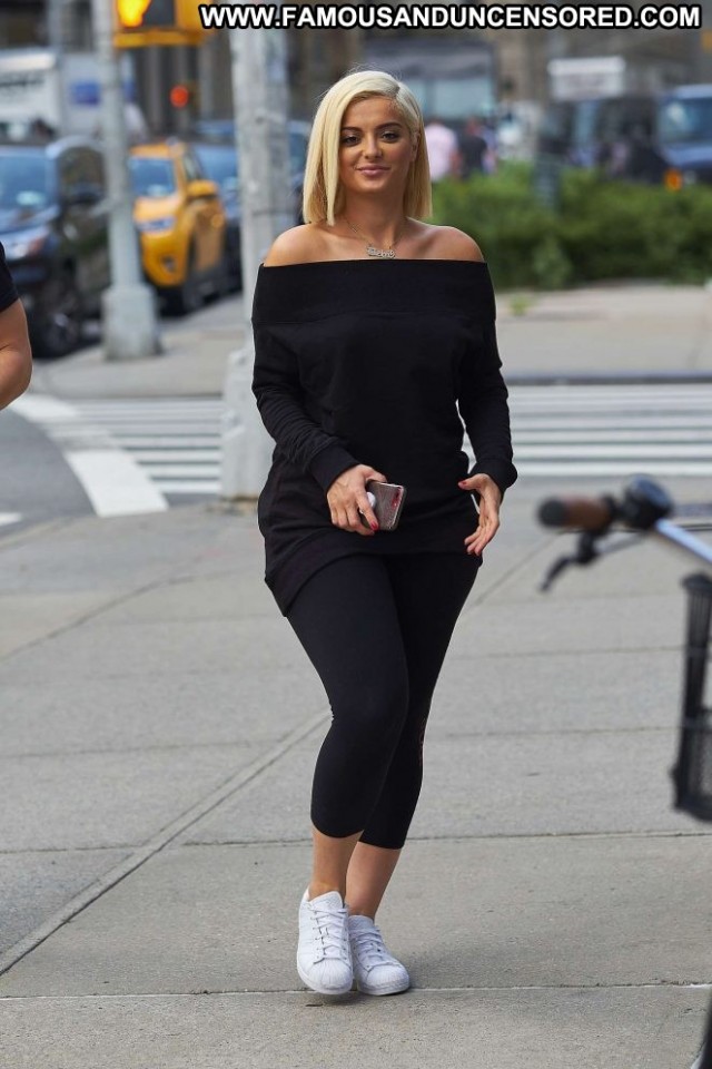 Bebe Rexha New York Celebrity New York Beautiful Posing Hot Paparazzi