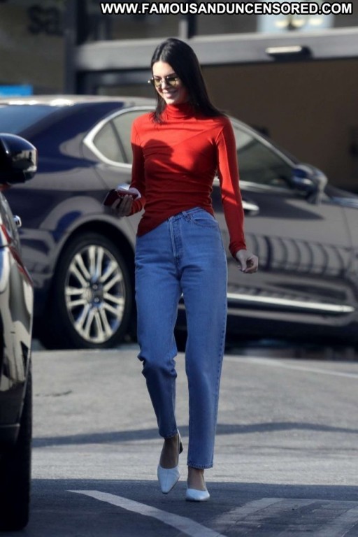 Kendall Jenner Celebrity Babe West Hollywood Beautiful Hollywood Posing Hot Paparazzi Straight