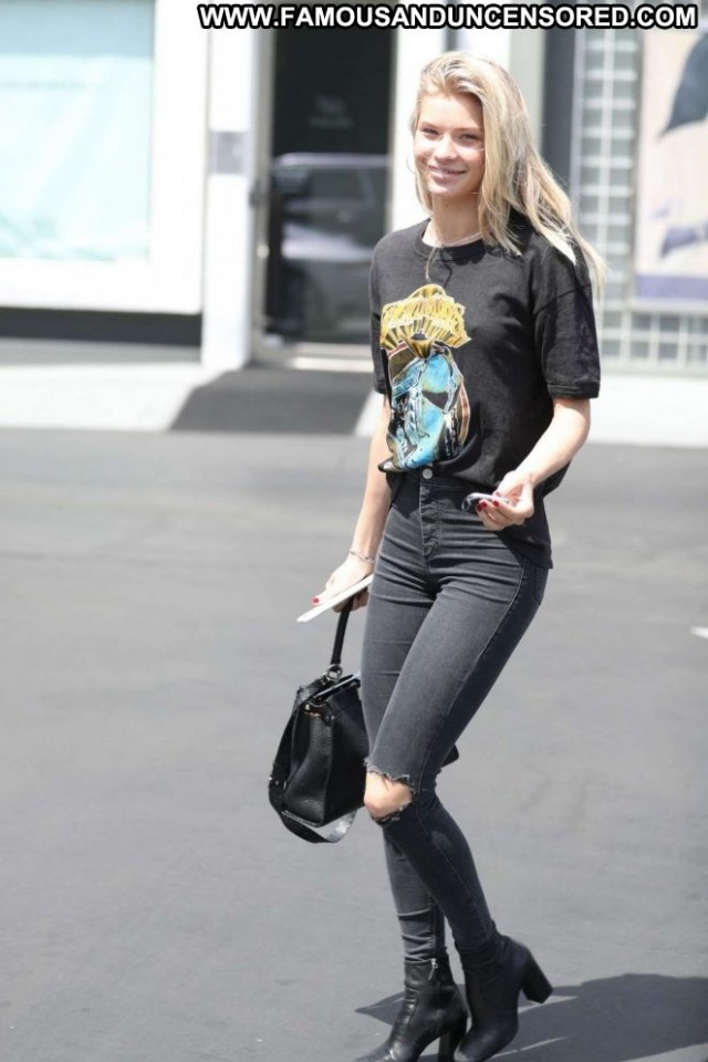 Josie Canseco West Hollywood Jeans Posing Hot Hollywood Paparazzi