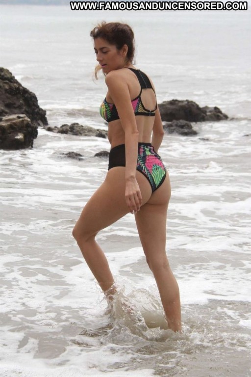 Blanca Blanco Celebrity Straight Beautiful Beach Bikini Posing Hot Mali Malibu Paparazzi Babe