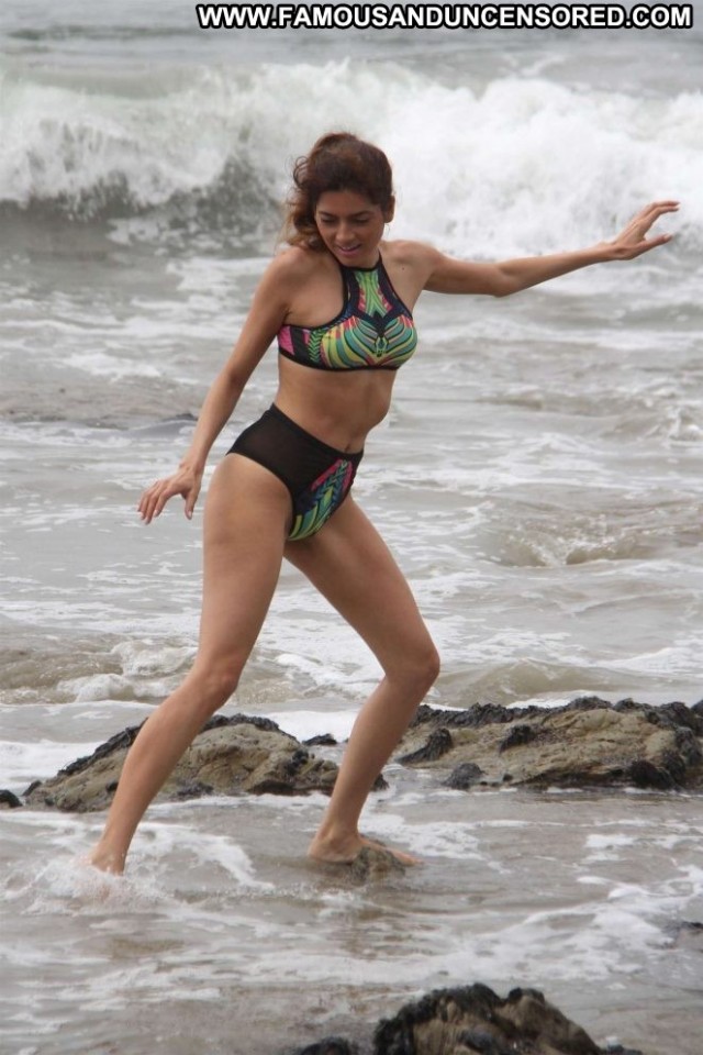 Blanca Blanco The Beach In Malibu Mali Paparazzi Celebrity Bikini