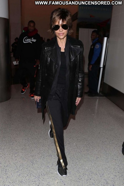 Lisa Rinna Paparazzi Posing Hot Babe Beautiful Lax Airport Angel Straight Celebrity Los Angeles