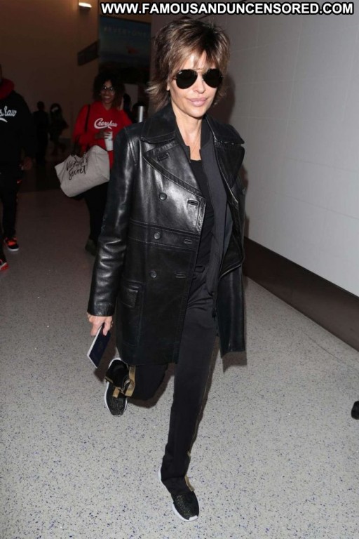 Lisa Rinna Paparazzi Posing Hot Babe Beautiful Lax Airport Angel Straight Celebrity Los Angeles