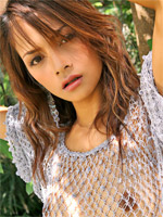 Asian Glamour Model Teresa Chao Posing Naked Outdoors