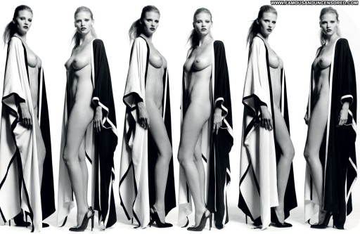 Lara Stone Posing Hot Celebrity Straight